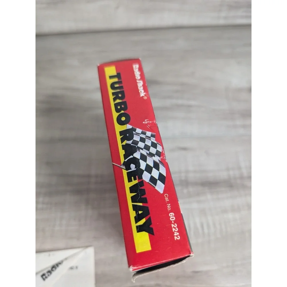 Retro Tandy Turbo Raceway Handheld Arcade Game In Original Box Tested Working